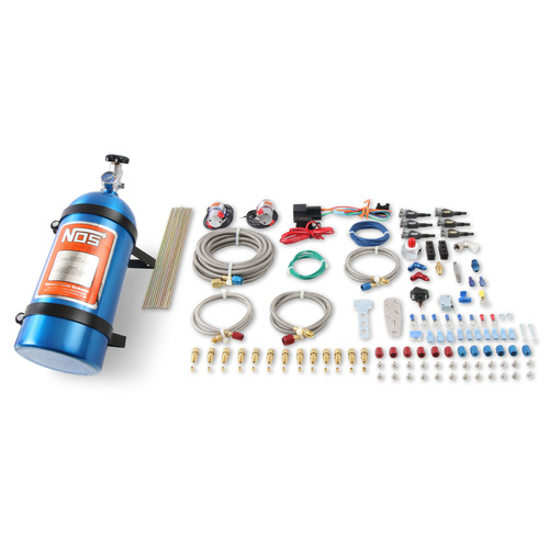 NOS Nitrous System, Sportsman Fogger, 6cyl, EFI, 125HP, blue 10lb bottle