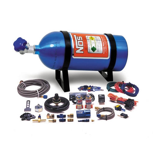 NOS Nitrous System, 1986-95 Mustang 5.0 Dry System Stage I 75 HP with 10 lb. Blue Bottle