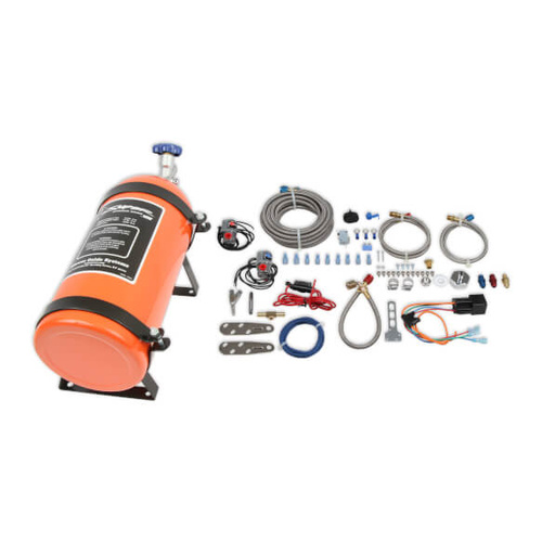 NOS Nitrous System, Sniper Single Fogger Wet Kit, Multi-Fit 8-cyl, 75-125HP, orange 10lb bottle