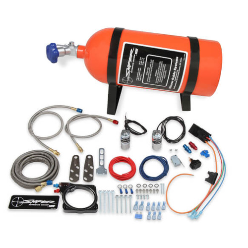 NOS Nitrous System, Sniper Wet Plate Kit, 2005-2019 5.7L and 6.1L For Dodge and For Chrysler Gen III Hemi, orange 10lb bottle