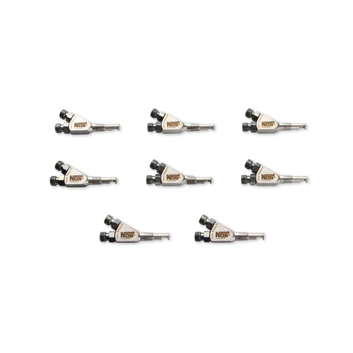 NOS Soft Plume 90° Nozzle (Stainless Steel), 8-PACK