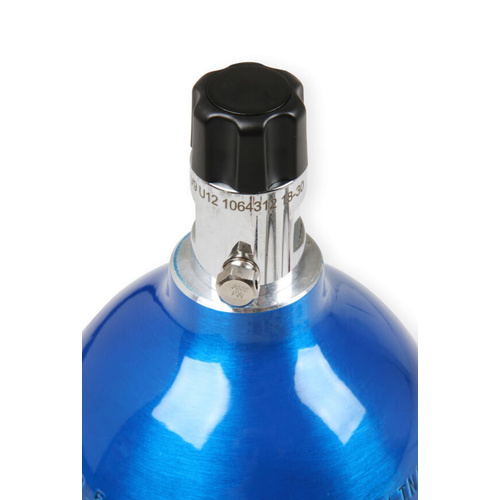NOS 2 lb Nitrous Bottle w/ Blue Finish & Mini Hi-Flo Valve