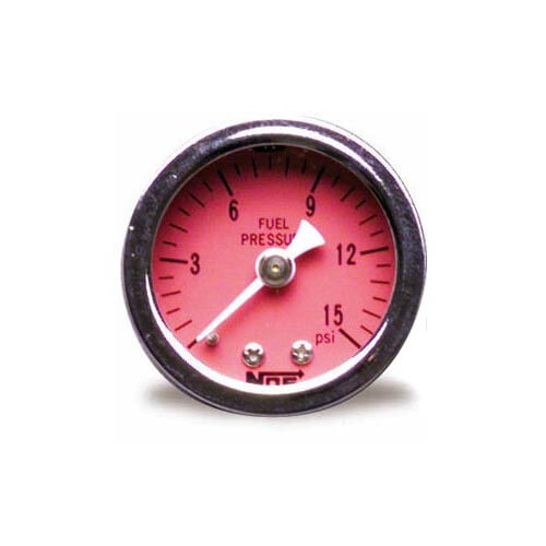 NOS Fuel Pressure Gauge, 1.5in. diameter, 0-15psi