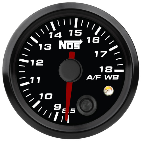 NOS Air/Fuel Wideband Gauge Kit, Black, 2-1/16in.