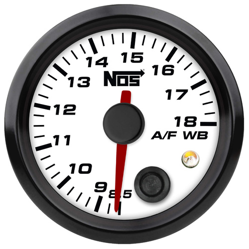 NOS Air/Fuel Wideband Gauge Kit, White, 2-1/16in.