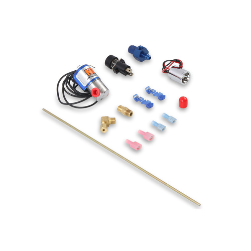 NOS Ntimidator™ Illuminated BLUE LED Nitrous Purge Kit Nitrous Kits w/-4AN Feed Line