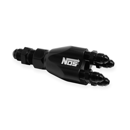 NOS Showerhead Distribution Block, Black, 3/8” NPT Inlet – 4 x 1/8in. NPT Outlets, Fittings Included