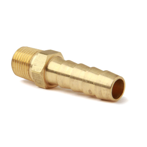 NOS Brass Hose Connection Adapter, 1/8in. NPT - 3/8in. Hose