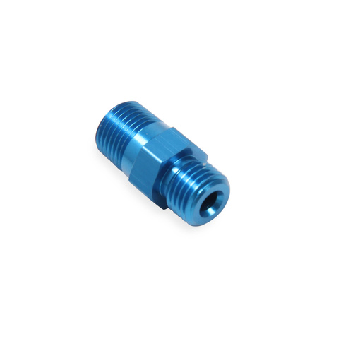 NOS Flare Jet Adapter, 3AN - 1/8in. NPT, Straight, Blue