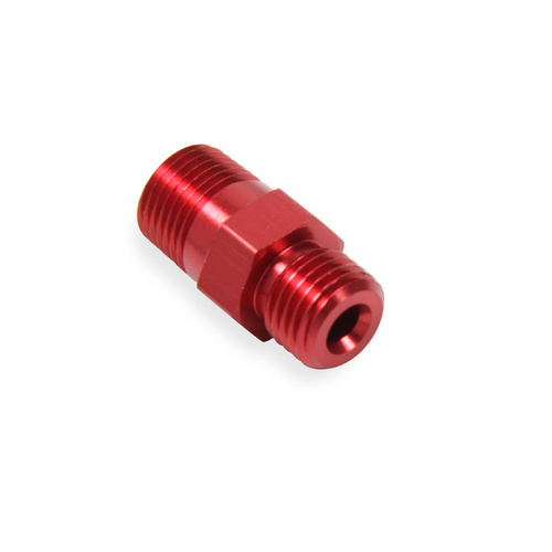 NOS Flare Jet Fitting, 3AN - 1/8in. NPT, Straight, Red