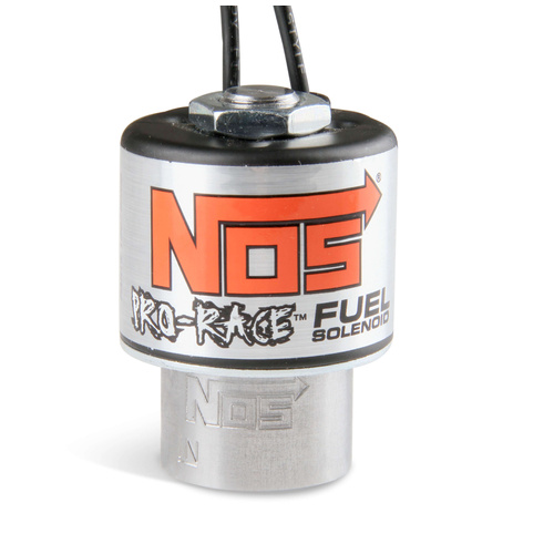 NOS Pro Race Fuel Solenoid w/ Bottom Exit, Black