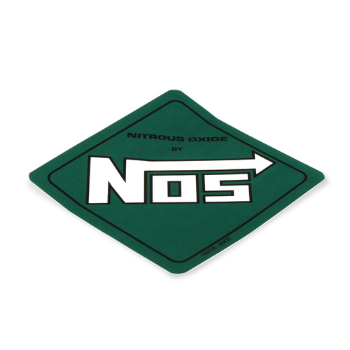 NOS Green Racing Decal, 4in. x 4in.