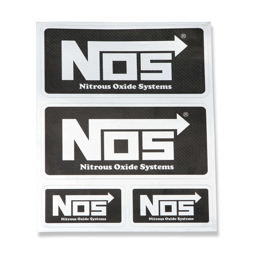 NOS Decal Sheet, Includes (2) 5-3/8in. X 2-1/2in. Medium and (2) 1-3/8in. x 2-5/8in. Small Decals