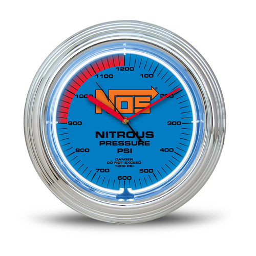 NOS Neon Clock