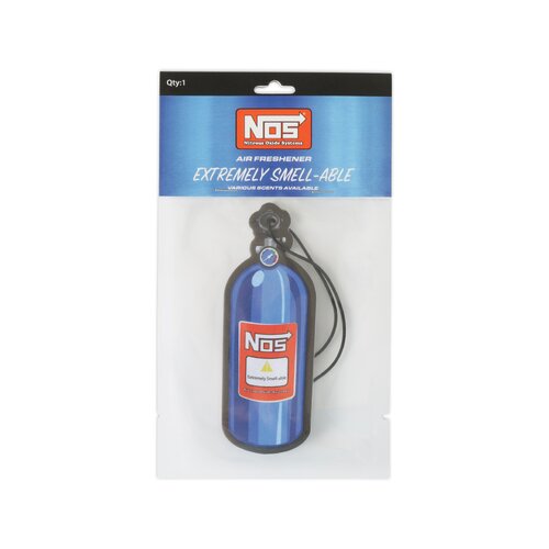 NOS Paper Air Freshener, Leather, One paper air freshener w/ black elastic string, Leather scented