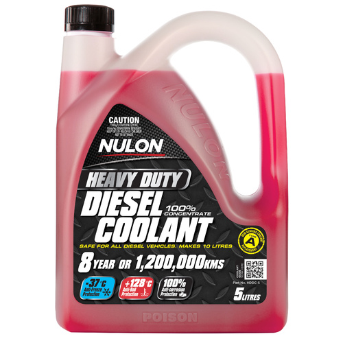 NULON Heavy Duty Diesel Coolant Concentrate 5L, Each