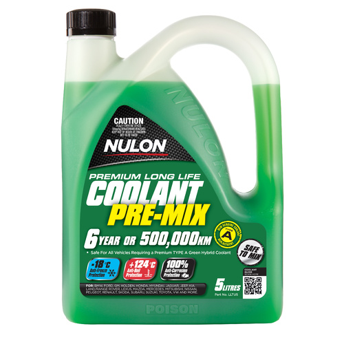 NULON Long Life Green Top-Up 5L, Each