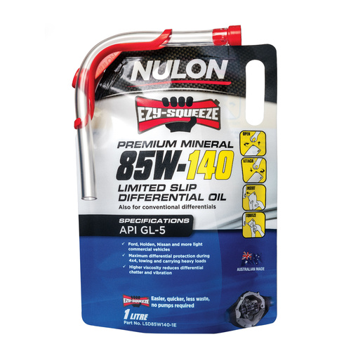 NULON Ezy-Squeeze 85W-140 Gearbox & Diff Oil, Each