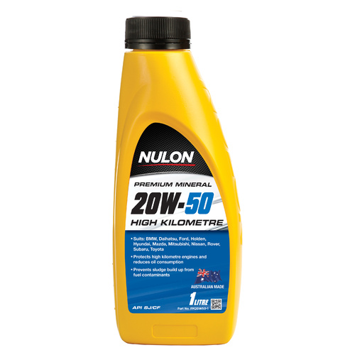 NULON Premium Mineral 20W50 Engine Oil, Each