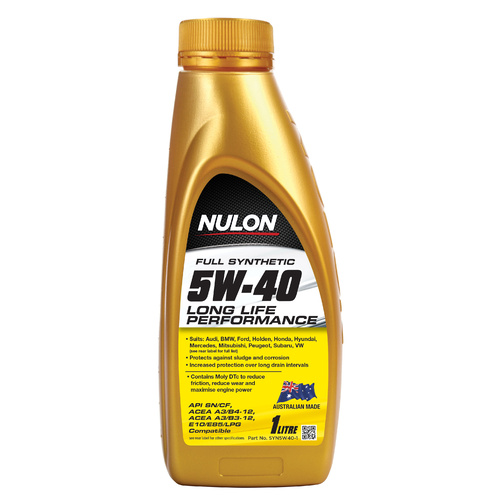 NULON Full Synth Long Life Engine Oil, Each