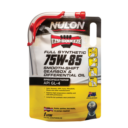 NULON Ezy-Squeeze 75W85 Synthetic SS Man Gb&Tran Oil, Each