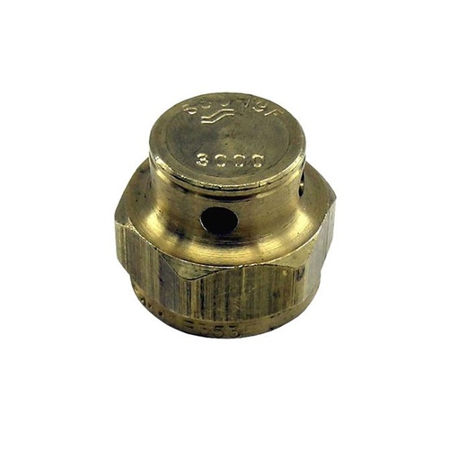 Nitrous Express Safety Blow-Off Cap (3000 Psi) Fits Old Style Brass Valves Male Threads