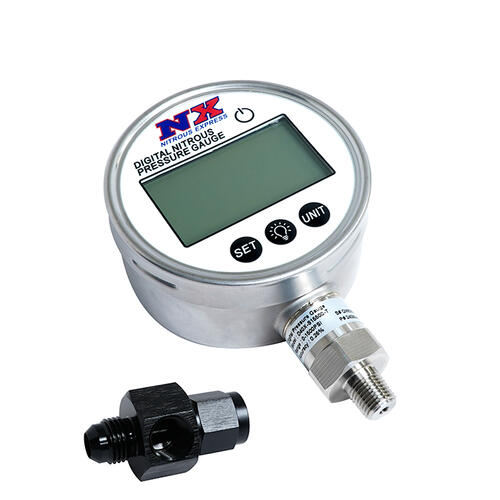 Nitrous Express Digital Nitrous Gauge 4 Inch Pressure Gauge W/ 6AN Adapter
