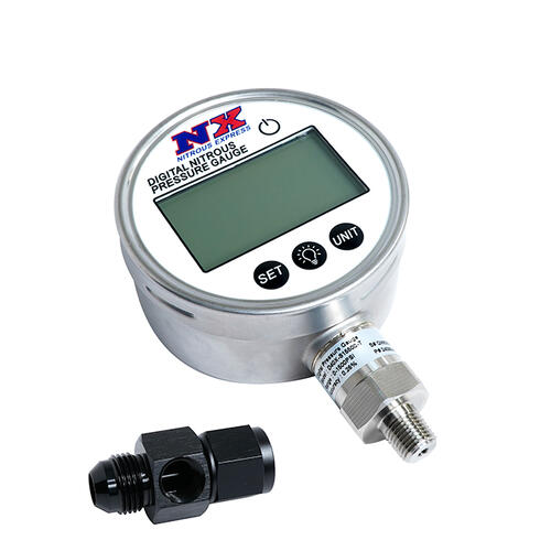 Nitrous Express Digital Nitrous Gauge 4 Inch Pressure Gauge W/ 8AN Adapter