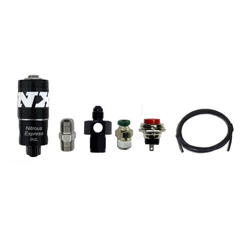 Nitrous Express Nitrous Oxide Purge Kit Nitrous Purge Valve with Poly Line (6AN)
