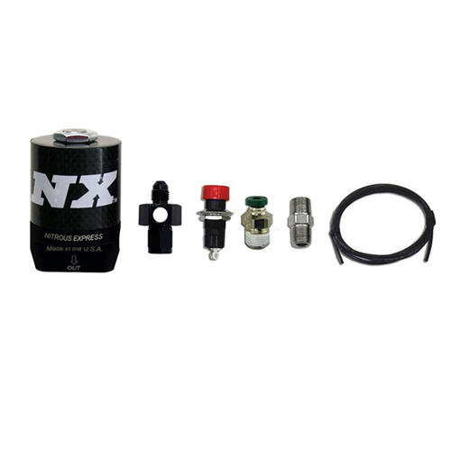 Nitrous Express Nitrous Oxide Purge Kit Xtreme Purge Valve With 1/4" Poly Line (4AN)