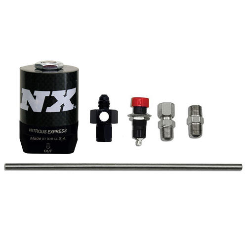 Nitrous Express Nitrous Oxide Purge Kit Extreme Nitrous Purge Valve (4An Manifold, Push Button, And