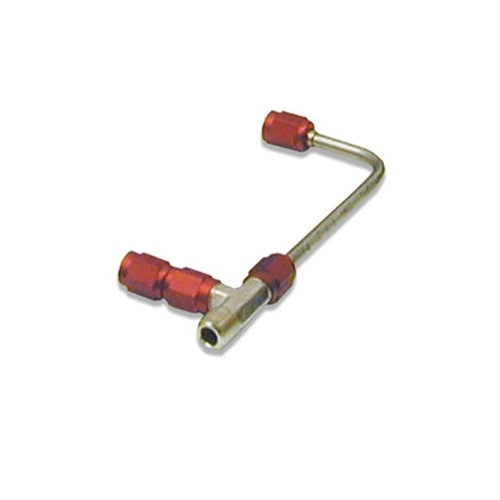 Nitrous Express Nitrous Plate; SS Solenoid To Plate Connector; Holley; Twin Stage 6; ProPower; 4150, Red,