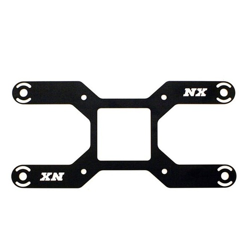 Nitrous Express Solenoid Bracket, Carb Plate For 4150 (4 Solenoids)