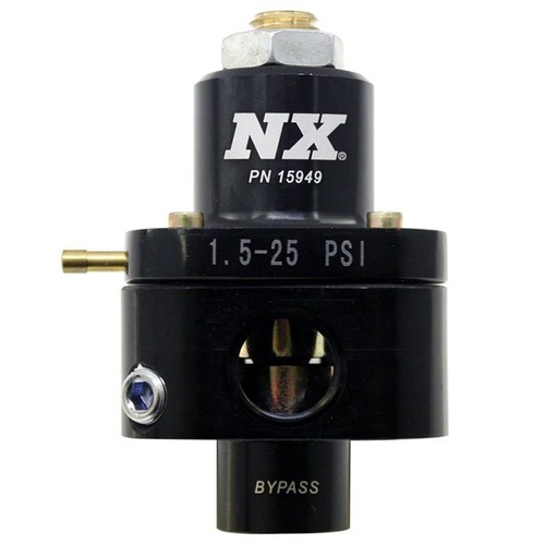 Nitrous Express Nx Billet Fuel Pressure Regulator, Bypass Style 1.5-25Psi