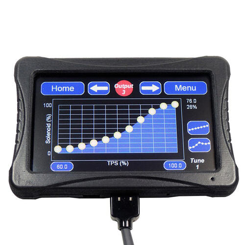 Nitrous Express Nitrous Oxide Controllers, Maximiser 6, 4 in. Touch Screen Display, Black Plastic Case, Drop-and-Drag Adjustability, Each