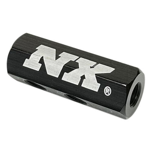 Nitrous Express Nitrous Oxide Distribution Block 1 In 4 Out Meter Block Black