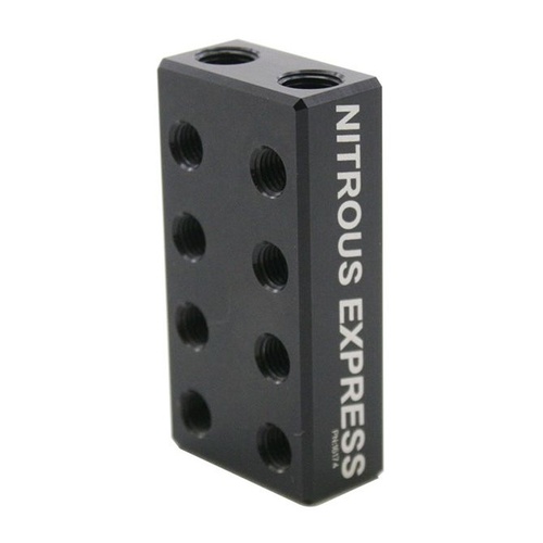 Nitrous Express Adapter Fitting; Pipe Fitting; Meter Block; 2 In 16 Out