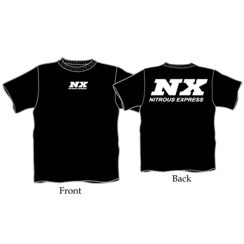 Nitrous Express T-Shirt, 4XL Black w/ White, NX