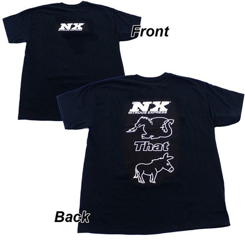 Nitrous Express T-Shirt, Large Black Under Pressure T-Shirt, NX