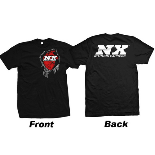 Nitrous Express T-Shirt, Heart T-Shirt, Small, NX