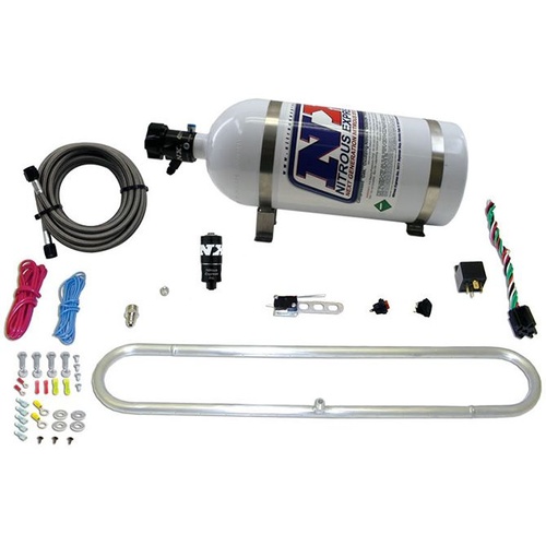Nitrous Express N-Tercooler, Spray Ring For Co2 w/ 10Lb Bottle (Remote Mount Solenoid)