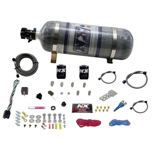 Nitrous Express Nitrous System, For Ford Efi, Race, 100-150-200-250 Hp, Single Nozzle, Composite Bottle, Kit, Kit