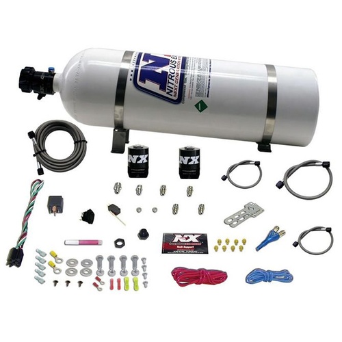 Nitrous Express Nitrous System, For Ford Efi, Race, 100-150-200-250 Hp, Single Nozzle, 15Lb Bottle, Kit, Kit