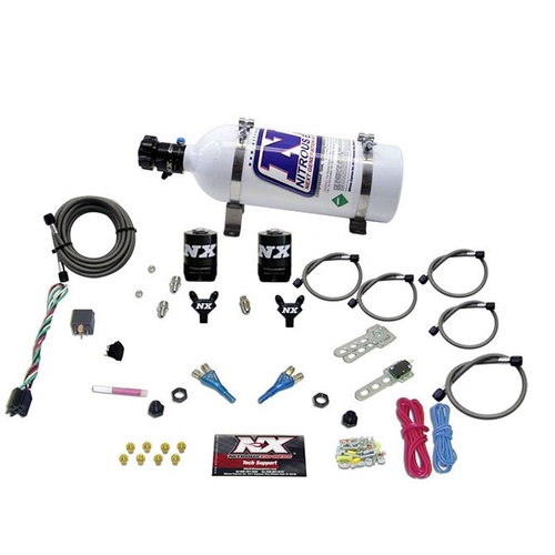 Nitrous Express Ford Efi Dual Nozzle (100-300Hp) w/ 5LB Bottle , Kit