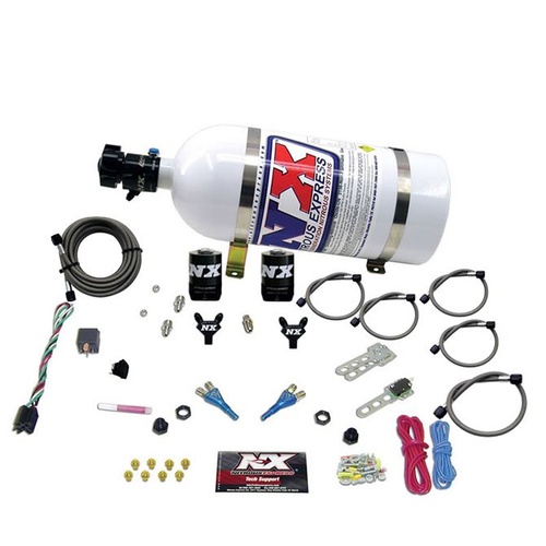 Nitrous Express Ford Efi Dual Nozzle (100-300Hp) w/ 10LB Bottle , Kit