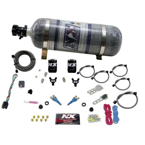 Nitrous Express Ford Efi Dual Nozzle (100-300Hp) w/ Composite Bottle , Kit