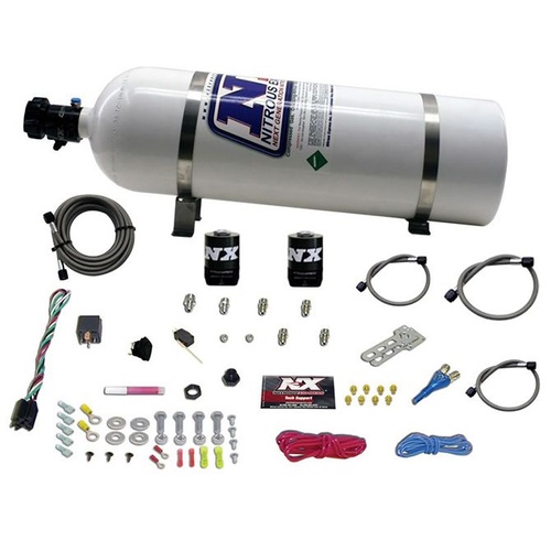 Nitrous Express Gm Efi Race (100-150-200-250Hp) Single Nozzle w/ 15LB Bottle, Kit