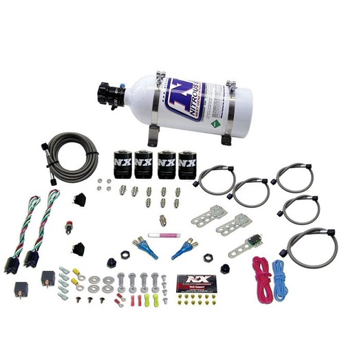 Nitrous Express Ford Efi Dual Stage (50-75-100-150Hp X 2) w/ 5LB Bottle , Kit