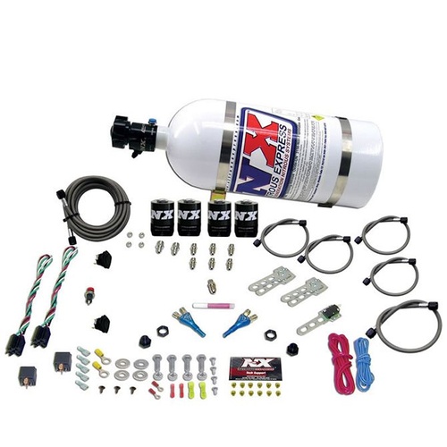 Nitrous Express Ford Efi Dual Stage (50-75-100-150Hp X 2) w/ 10LB Bottle , Kit