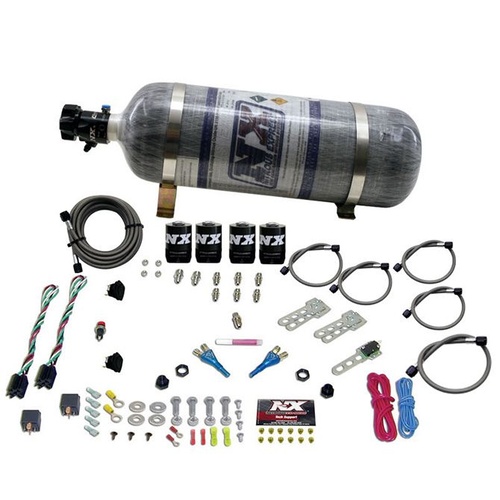 Nitrous Express Ford Efi Dual Stage (50-75-100-150Hp X 2) w/ Composite Bottle , Kit